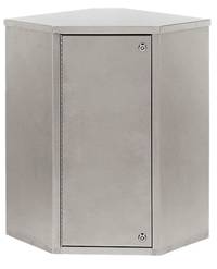 Corner Single Door Stainless Steel Narcotic Cabinet