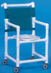 Slant Seat Shower Chair 38in High PVC