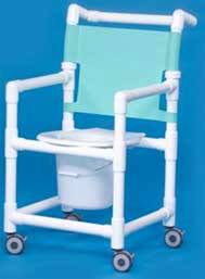 Slant Seat Shower Chair Commode 41in High