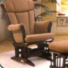 Sleigh Back Glider Rocking Chair