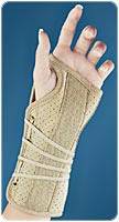 Soft Fit Suede Finish Wrist Brace