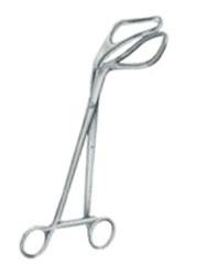 Somer Uterine Elevating Forceps 9in Curved Jaws