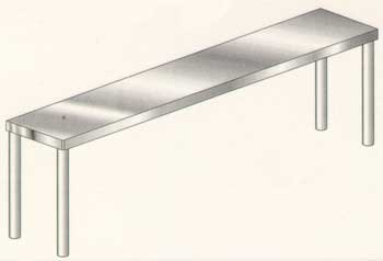 Stainless Steel Single Overshelf