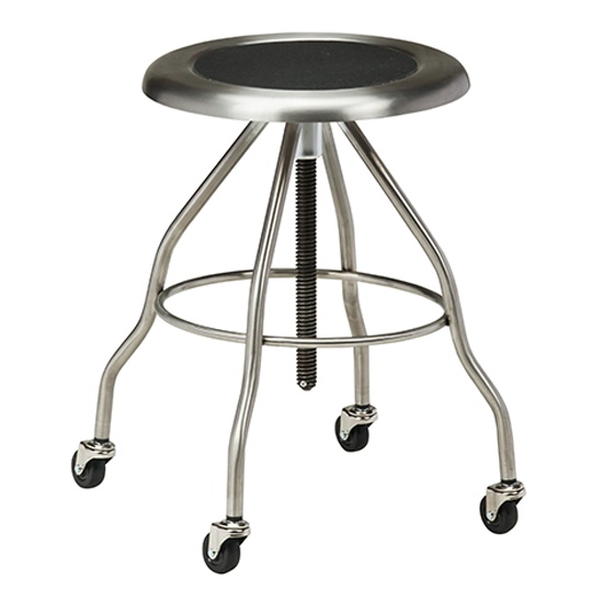 Stainless Steel Stool with Casters