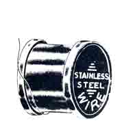 Stainless Steel Wire, 1 Oz. Spools, 18 Gauge