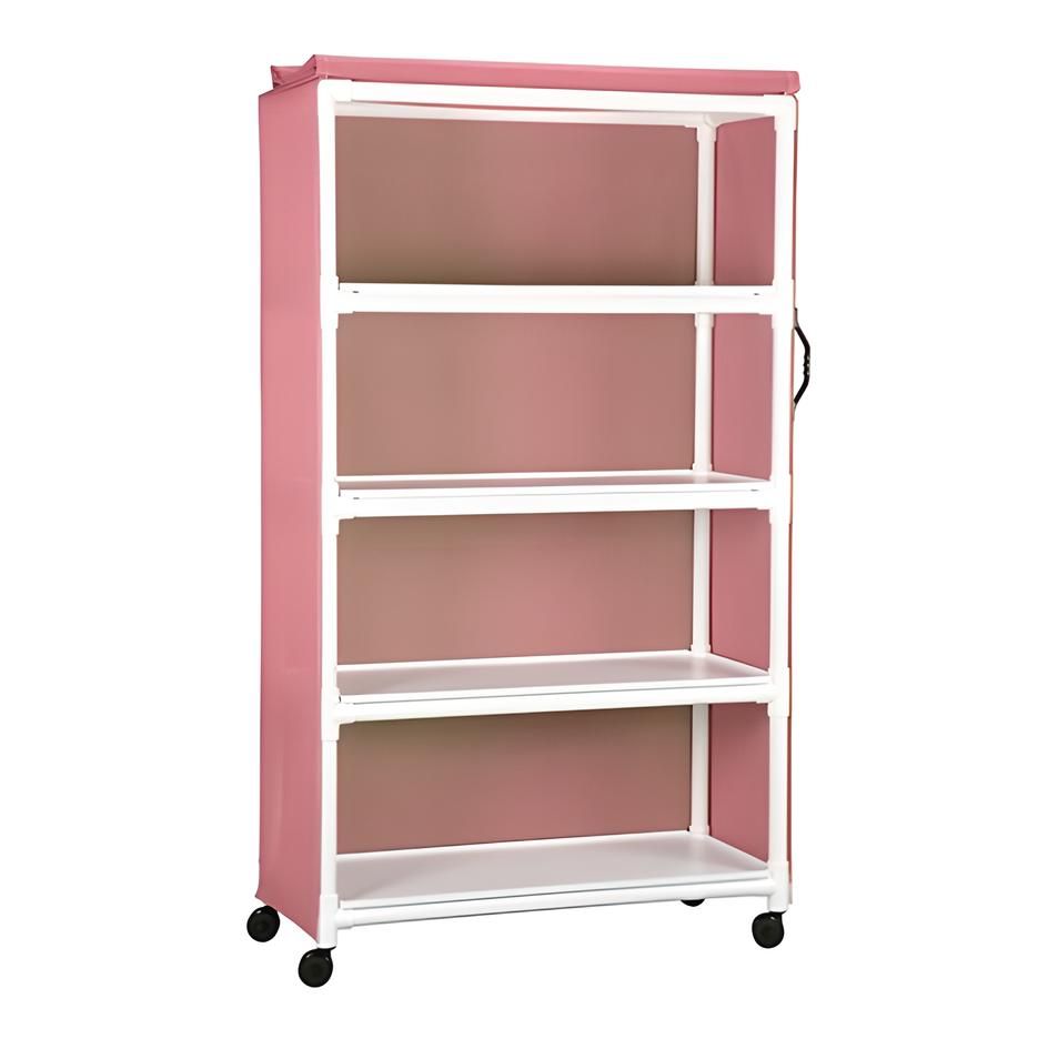 Large Value Line Linen Cart w/ 4 Shelves