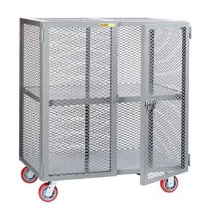 Mobile Steel Mesh Security Cabinet