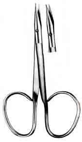 Curved 3.7in Ribbon Type Stevens Tenotomy Scissors