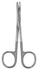 Strabismus Scissors 4-1/2 in Curved, TC-Blades