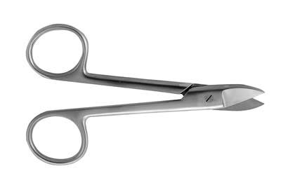 4.5in Crown Serrated Straight Scissors