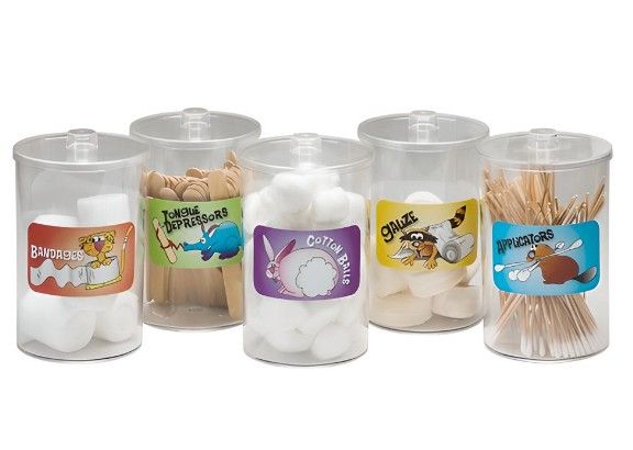 Sundry Jars Clear Animal Pals set of 5