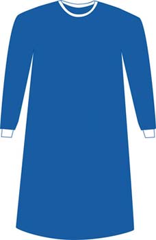 Surgeons Gown Impervious  Breathable Extra Long 56in