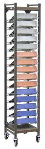 Tall Open Chart Rack 15 Binder Capacity