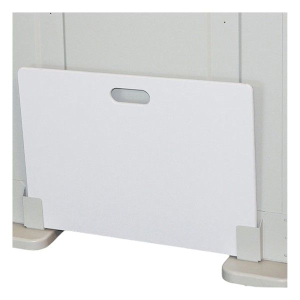 Steel/Aluminum Cart Thin Cardiac Board Backside Vertical Mount