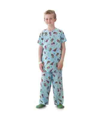 Tired Tiger Pediatric Gowns Large
