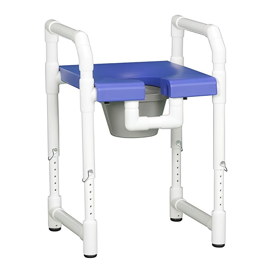 Adjustable Toilet Safety Frame Pail 300 LB Capacity