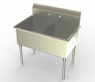 Two Compartment Sink (Economy Model)