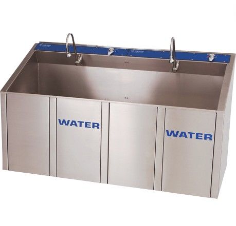 Two Station Full Size Scrub Sink