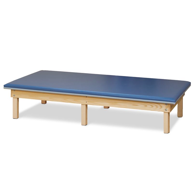 Upholstered Mat Platform 18in High Natural Hardwood