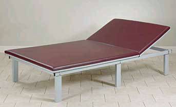 Upholstered Top Mat Platform w/Adjustable Backrest