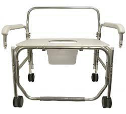 Bariatric Aluminum Commode Chair