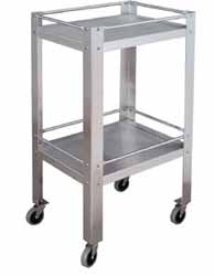 Stainless Steel Utility Table 2 Shelves