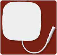 ValuTrode White Foam Top Electrode - 2in 2in Square