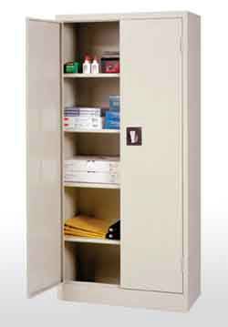 Basic Storage Cabinet Fixed Shelves