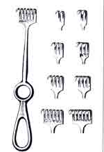 Volkman Retractor 2 Prongs Sharp 8-12 in