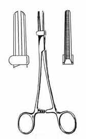 Vorse Occluding Forceps, 7-1/2 in, w/ Guard