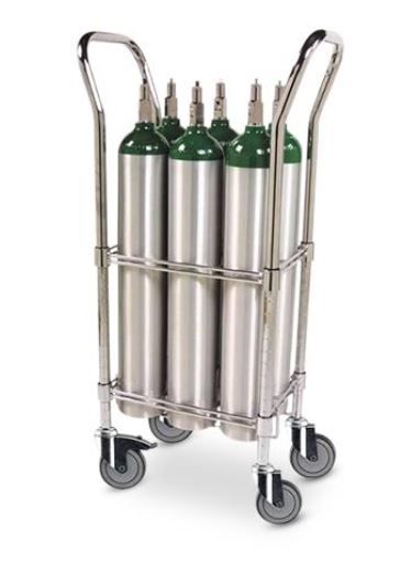 WT Farley Oxygen Cylinder Carts