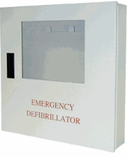 Wall Mount AED Defibrillator Cabinet Alarm