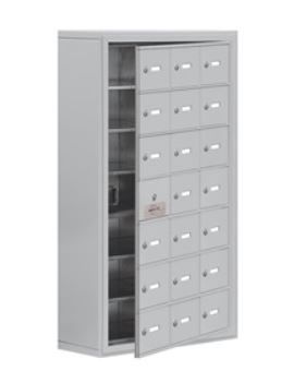 Wall Mounted Cell Phone Storage Locker, Front Panel Access