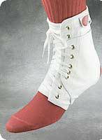 White Ankle Brace Large