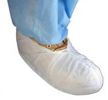 White Anti-Skid Polypropylene Shoe Cover