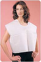 White Examination Capes, 56in x 21in