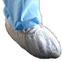 White Polyethylene Shoe Covers