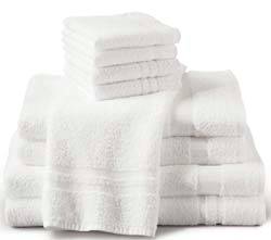 White Soft Hand Towels 16in 27in