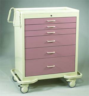 Wide Aluminum Cart w/ Single Key Lock