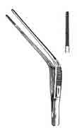 Wilde Ear Forceps 5in Angled Serrated