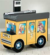 Pediatric Scale Table Zoo Bus Themed