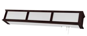 LED Elegant Wood Trim Hospital Overbed Light