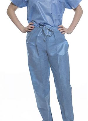 Easy-breathe scrub pants- draw string waist