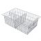 8in MedStor Max Wire Basket w/ 1 Short & 1 Long Divider