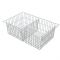 8in MedStor Max Wire Basket w/ 1 Short Divider