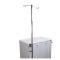 Chrome IV Pole & Side Mount Bracket for Med Cart Accessory