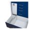 Steel/Aluminum STD Cart Deep Drawer Locking Narcotics Box