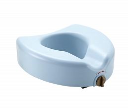 Locking Elevated Toilet Seat with Microban